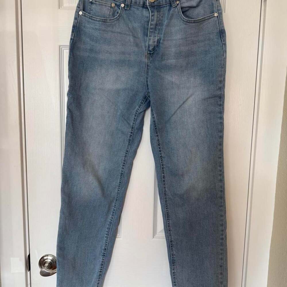 OAT Light Wash High Rise Straight jeans size 10/30